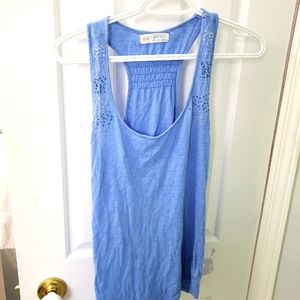 Garage beaded shoulder tank top